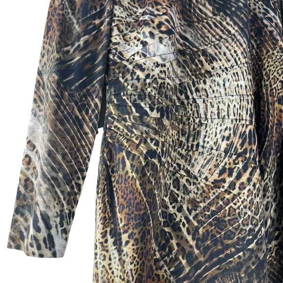 Carlisle Catwalk Camo Animal Print Pencil Cocktail Dress Size 4 - Picture 5 of 13